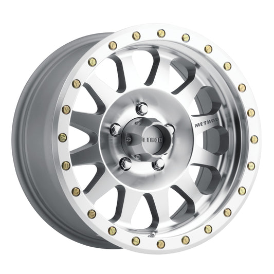 Method MR304 Double Standard 17x8.5 0mm Offset 5x5.5 108mm CB Machined/Clear Coat Wheel - Racecraft Industries