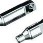 Kuryakyn Male Mount 2-1/2inch Footpeg Extension Chrome (Pair) - Racecraft Industries