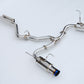 Invidia 2022+ Subaru WRX N1 Twin Outlet Single Layer Tip Cat-Back Exhaust - Racecraft Industries