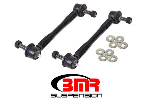 BMR 16-17 6th Gen Camaro Front Sway Bar End Link Kit - Black - Racecraft Industries
