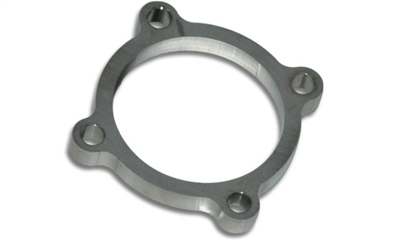 Vibrant GT series / T3 Turbo Discharge Flange (4 Bolt) with 3in Inlet I.D. T304 SS 1/2in Thick - Racecraft Industries