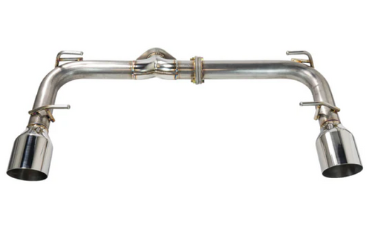 Remark 2022+ Subaru BRZ/Toyota GR86 Axle Back Exhaust w/Stainless Steel Single Wall Tip - Racecraft Industries