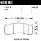 Hawk AP Racing/Alcon Performance Ceramic Racing Front Brake Pads w/0.710in Thickness - Racecraft Industries