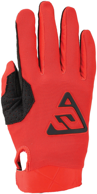Answer 25 Peak Gloves Black/Red - Medium - Racecraft Industries