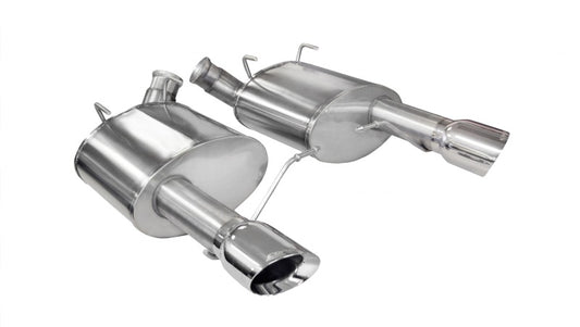 Corsa 2011-2014 Ford Mustang GT/Boss 302 5.0L V8 Polished Xtreme Axle-Back Exhaust - Racecraft Industries