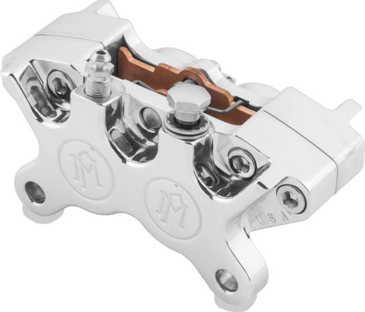 Performance Machine 4 Piston Classic Caliper - Polished - Racecraft Industries