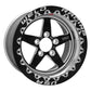 Weld S71 15x10.33 / 5x4.5 BP / 7.5in. BS Black Wheel (Medium Pad) - Black Single Beadlock MT - Racecraft Industries