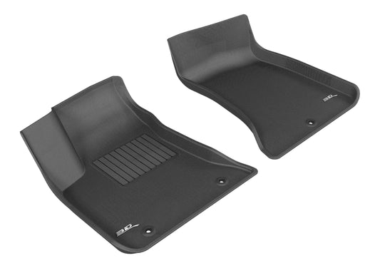 3D MAXpider 2011-2020 Dodge/Chrysler Charger Rwd/300/300C Rwd Kagu 1st Row Floormat - Black - Racecraft Industries