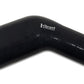 Vibrant 3.00in x 4.00in In/Out 45 Degree Black Silicone Transition Hose - Racecraft Industries