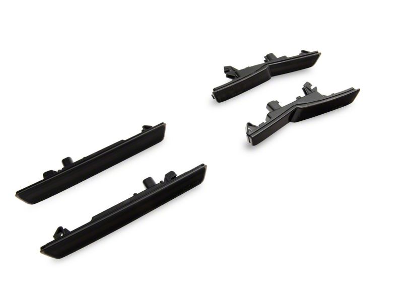 Raxiom 18-23 Dodge Challenger Widebody Axial Series LED Side Marker Lights Front and Rear- Smoked - Racecraft Industries