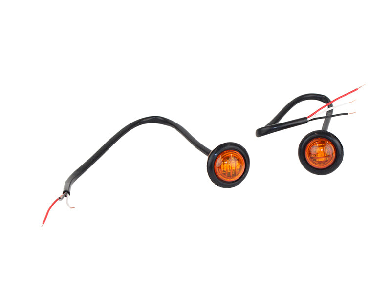 Fishbone Offroad Amber LEDs 3/4In Pair - Racecraft Industries