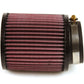 K&N Universal Rubber Filter 3 inch 5 Degree FLG 4 1/2 inch OD 5 inch Height - Racecraft Industries