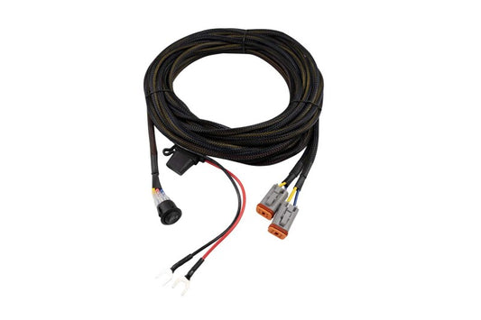Diode Dynamics Light Duty Dual Output 3-way 4-pin Wiring Harness - Racecraft Industries