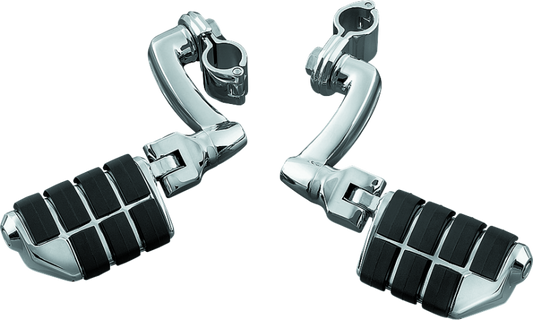 Kuryakyn Dually ISO Pegs With 1inch Clamp Chrome (Pair) - Racecraft Industries