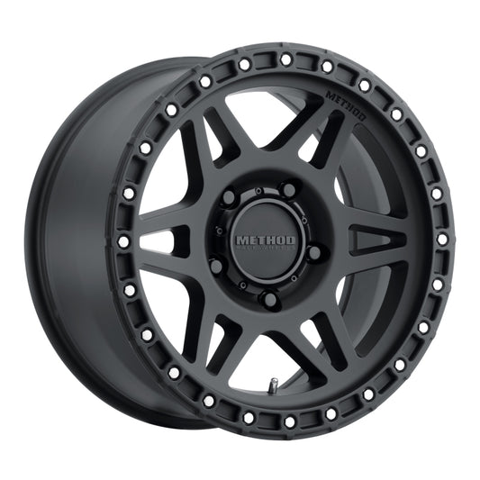 Method MR312 17x9 -12mm Offset 5x5 71.5mm CB Matte Black Wheel - Racecraft Industries