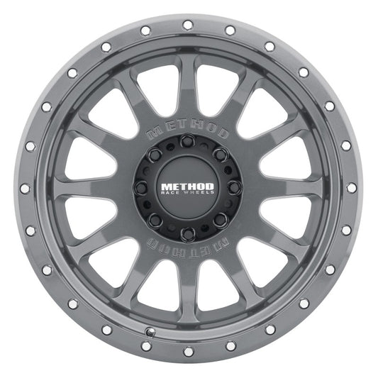 Method MR605 NV 20x10 -24mm Offset 8x170 124.9mm CB Gloss Titanium Wheel - Racecraft Industries