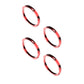 KC HiLiTES FLEX ERA LED Light Bar Bezel Kit for 10in. Segments - Red - Racecraft Industries