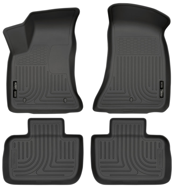Husky Liners 11-12 Dodge Charger/Chrysler 300 WeatherBeater Combo Black Floor Liners - Racecraft Industries