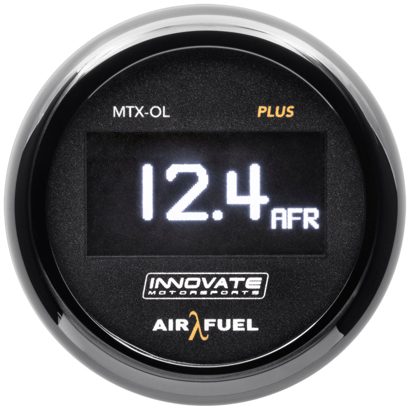 Innovate MTX-OL PLUS Wideband Digital Air/Fuel Ratio OLED Gauge Kit 8ft w/O2 Sensor - Racecraft Industries