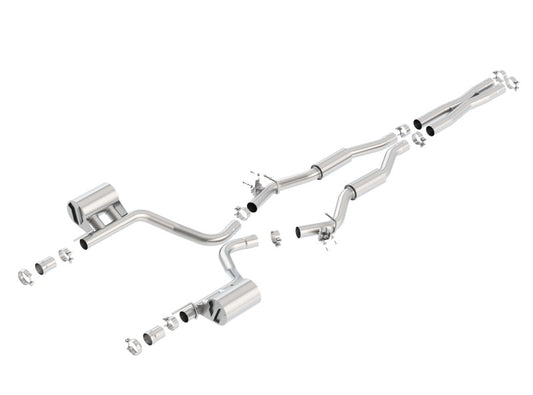 Borla 15-16 Dodge Challenger SRT 392 S-Type Catback Exhaust Single Split Rear Exit (No Tip) - Racecraft Industries
