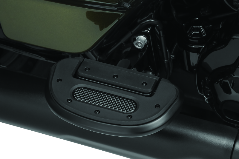 Kuryakyn Heavy Industry Passenger Floorboard Without Adapter Black - Racecraft Industries