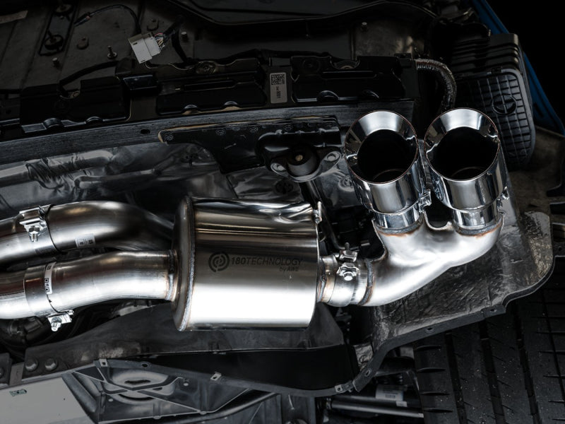 AWE Tuning 2020 Chevrolet Corvette (C8) Touring Edition Exhaust - Quad Chrome Silver Tips - Racecraft Industries
