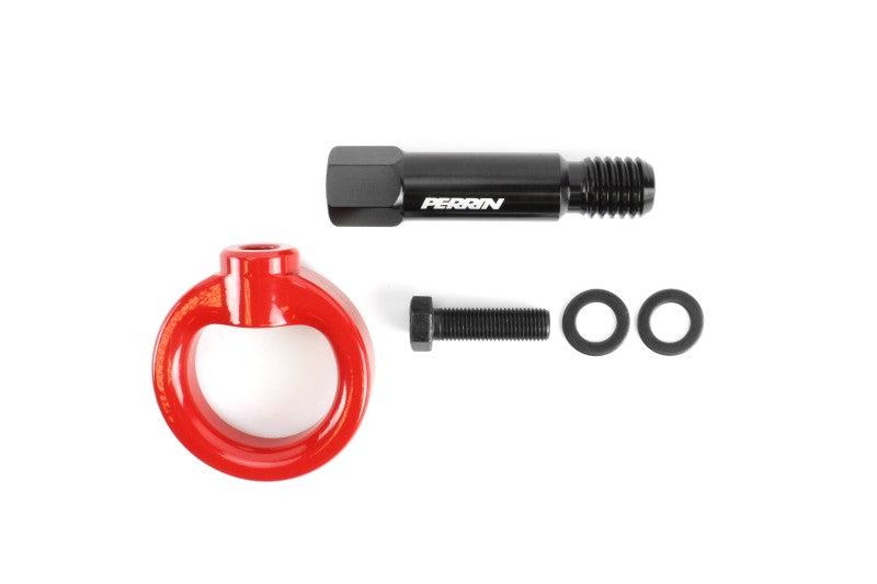 Perrin 2020 Toyota Supra Tow Hook Kit (Front) - Red - Racecraft Industries