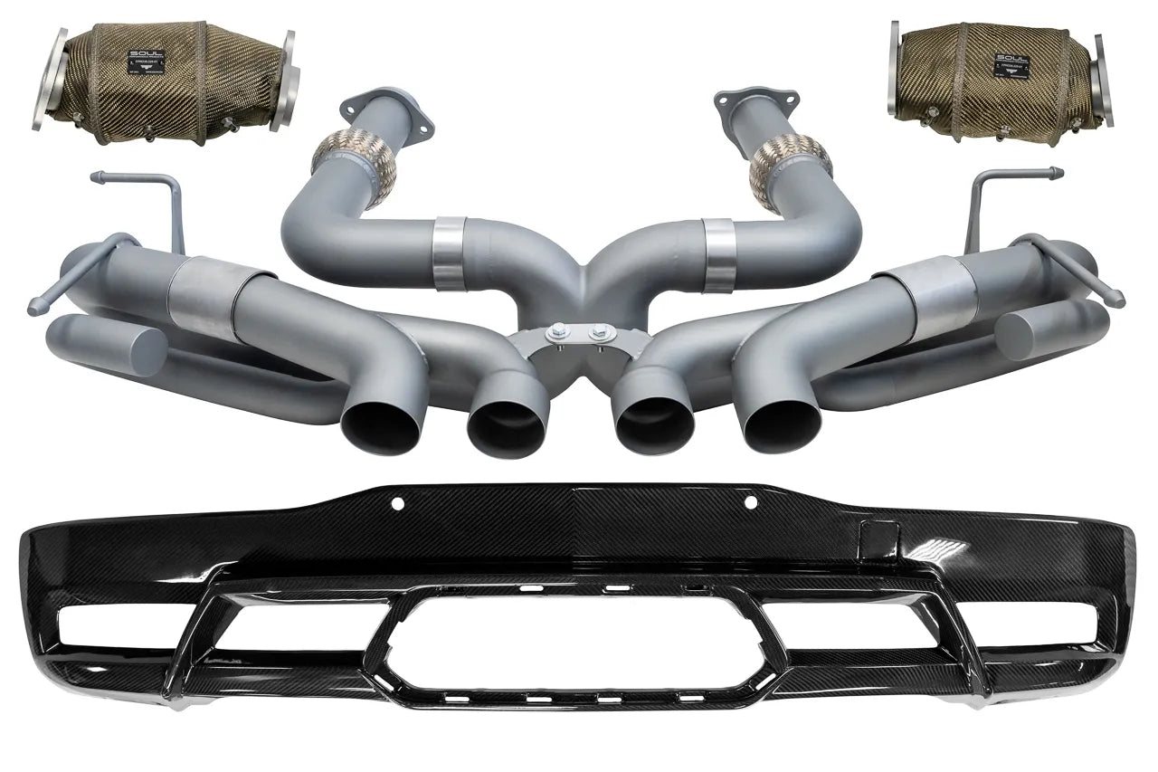 Chevrolet C8 Corvette SOUL Z06 Exhaust Conversion Package - Racecraft Industries