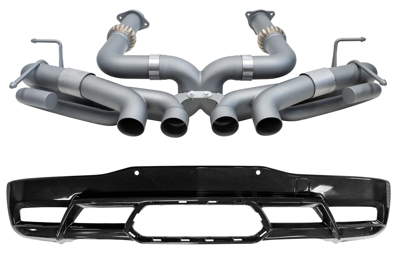 Chevrolet C8 Corvette SOUL Z06 Exhaust Conversion Package - Racecraft Industries
