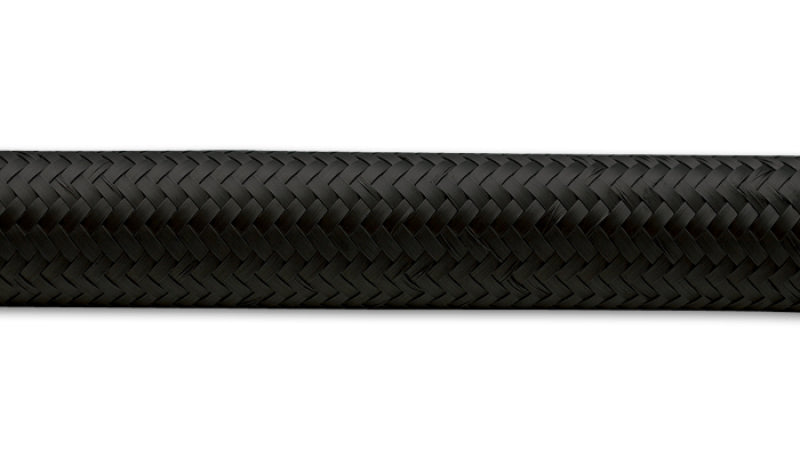 Vibrant -8 AN Black Nylon Braided Flex Hose (20 foot roll) - Racecraft Industries