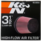 K&N Universal Rubber Filter 3 1/2inch ID FLG / 6inch Base / 4-5/8inch Top / 6inch Height - Racecraft Industries