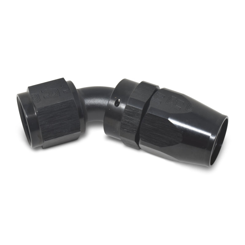 Russell Performance -8 AN Black 45 Degree Full Flow Hose End - Racecraft Industries