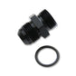 Vibrant -6AN Flare to AN Straight Cut Thread (9/16-18) w/ O-Ring Adapter Fitting - Racecraft Industries