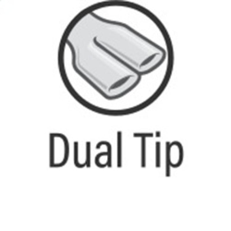 MagnaFlow Muffler W/Tip Mag SS 14X5X8 2.25/3 - Racecraft Industries