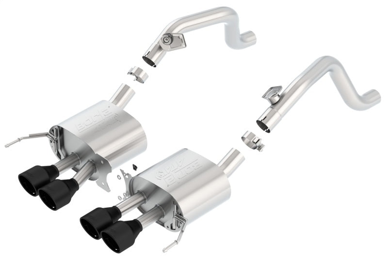 Borla 14-18 C7 Corvette Stingray Axle-Back ATAK Exhaust 2.75in To Muffler Dual 2.0in Out 4.25in Tip - Racecraft Industries