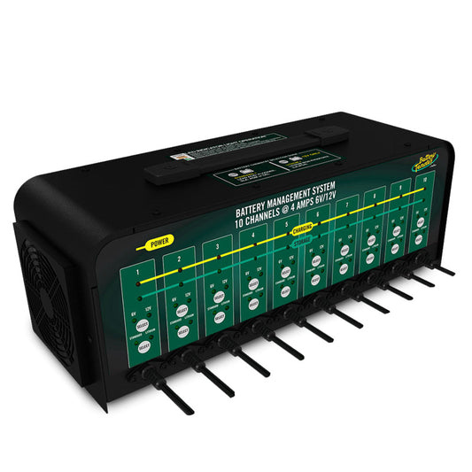Battery Tender 10-Bank 6V/12V, 4A Selectable Battery Charger - Racecraft Industries