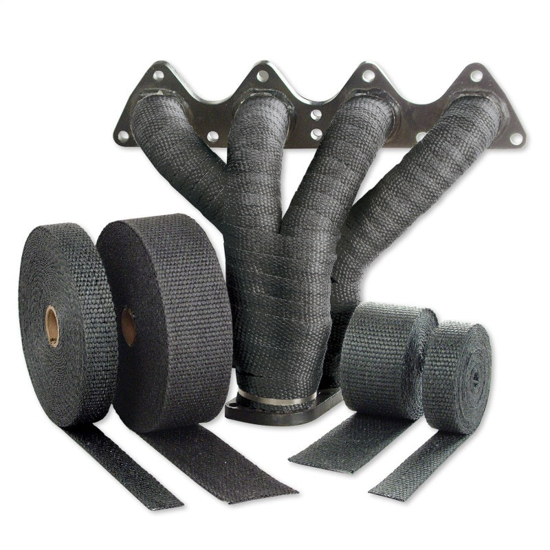 DEI Exhaust Wrap Kit - Pipe Wrap and Locking Tie - Black - Racecraft Industries