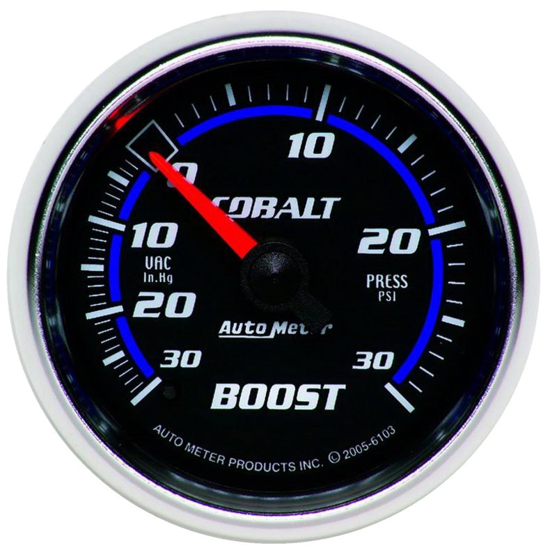Autometer Cobalt 52mm 30psi mechanical Boost Gauge - Racecraft Industries