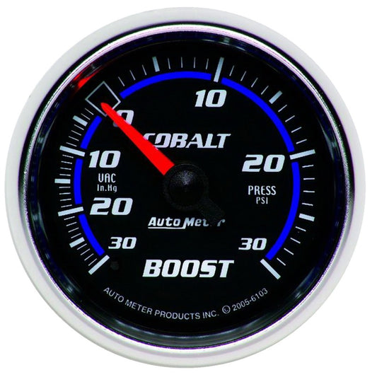 Autometer Cobalt 52mm 30psi mechanical Boost Gauge - Racecraft Industries