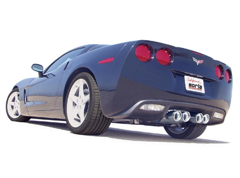 Borla 05-08 Chevrolet Corvette Coupe/Convertible 2dr 6.2L 8cyl AT/MT 6spd ATAK SS Catback Exhaust - Racecraft Industries
