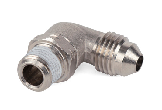 Air Lift 1/8in MNPT x 4AN Swivel Elbow Fitting - Racecraft Industries