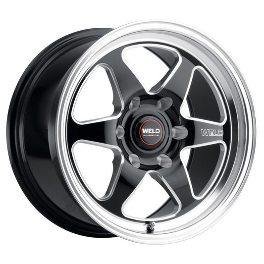 Weld S156 20x7 Ventura 6 Drag 6x139.7 ET13 BS4.50 Gloss BLK MIL DIA 106.1 - Racecraft Industries