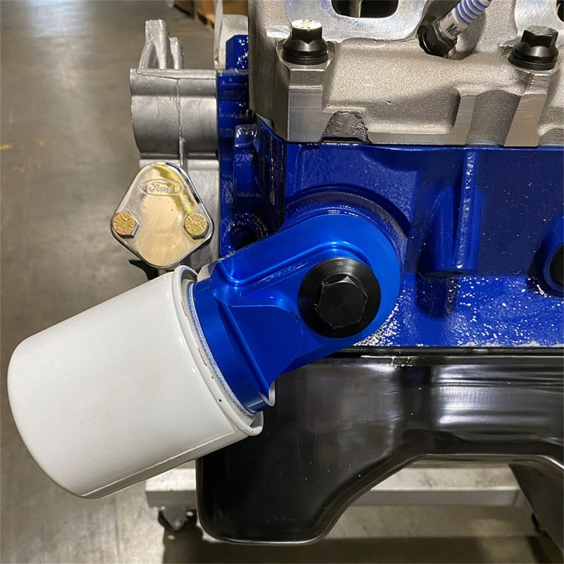 Ford Racing Push Rod V8 90 Degree Billet Oil Filter Adapter - Racecraft Industries
