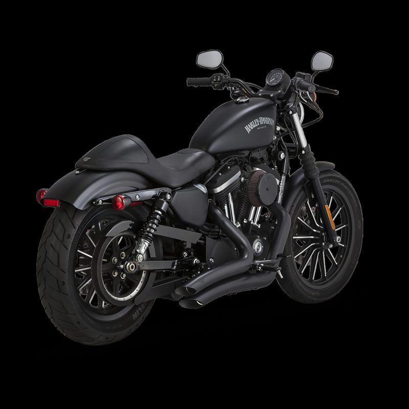 Vance & Hines HD Sportster 14-22 Big Radius 2-2 Black PCX Full System Exhaust - Racecraft Industries