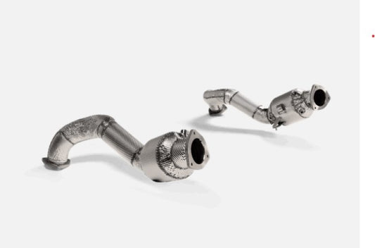 Akrapovic 2022+ Porsche 718 Cayman GT4 RS Link-Pipe Set (Titanium) - Racecraft Industries