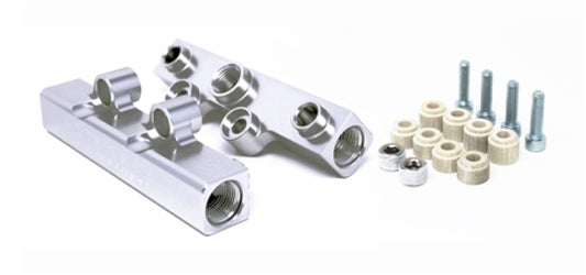 Torque Solution Top Feed Fuel Rails: 02-14 Subaru WRX / 07-18 STI - Silver - Racecraft Industries