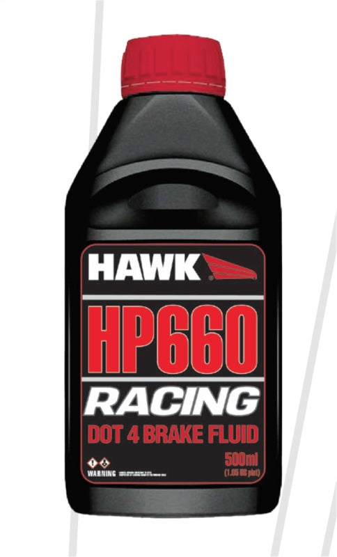 Hawk Performance Street DOT 4 Brake Fluid - 500ml Bottle - Racecraft Industries