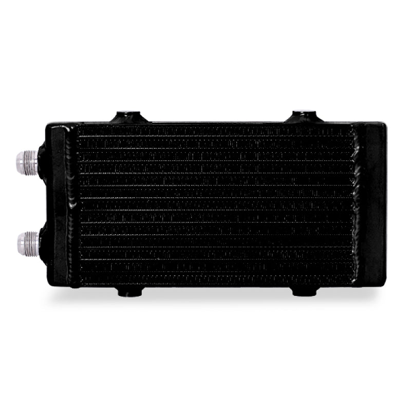 Mishimoto Universal Small Bar and Plate Dual Pass Black Oil Cooler - Racecraft Industries