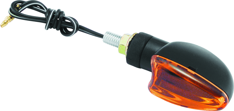 BikeMaster Ministalk Marker Light V-Shape - Black/Amber - Racecraft Industries