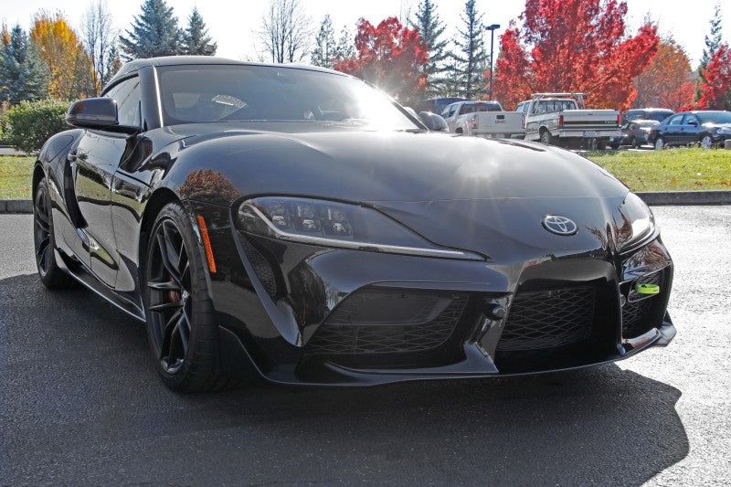 Perrin 2020 Toyota Supra Tow Hook Kit (Front) - Neon Yellow - Racecraft Industries